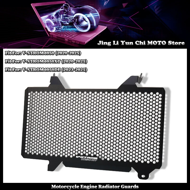 

Fit For SUZUKI V-STROM DL 1050 VSTROM DL1050 XT DE 2020-2025 Motorcycle Aluminium Radiator Grille Guard Protector Cover