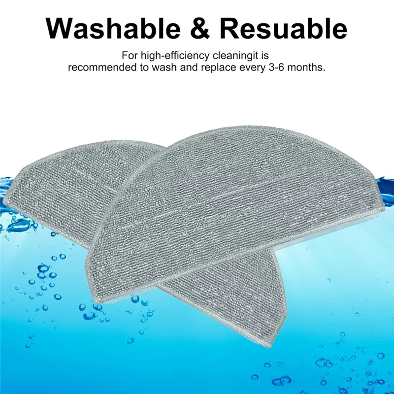 A75X トップ 17 個 Honiture V8 プロロボット掃除機アクセサリー交換洗えるサイドブラシフィルターモップ布