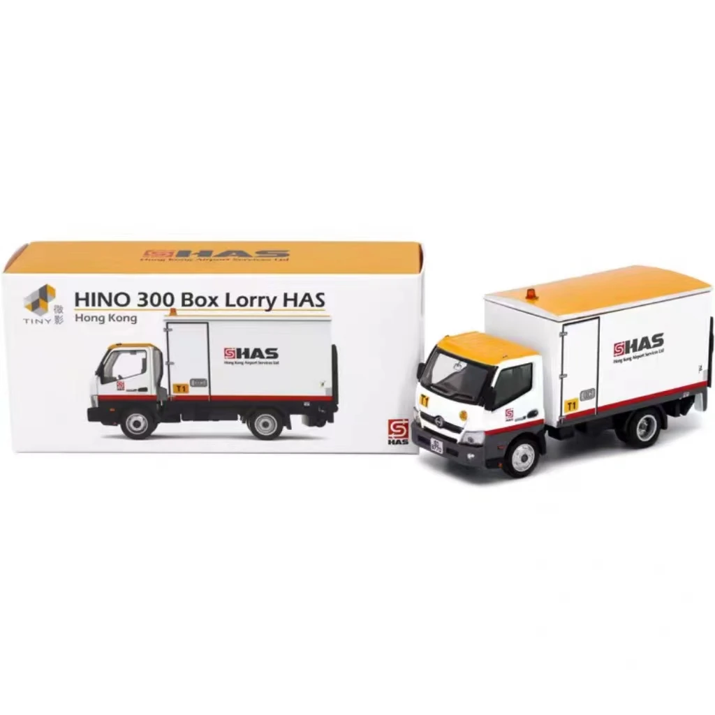 Tiny 1/76 HINO 300 Box Lorry HAS Hong Kong Model Truck Diecast Collection Limited Edition Hobby Toys