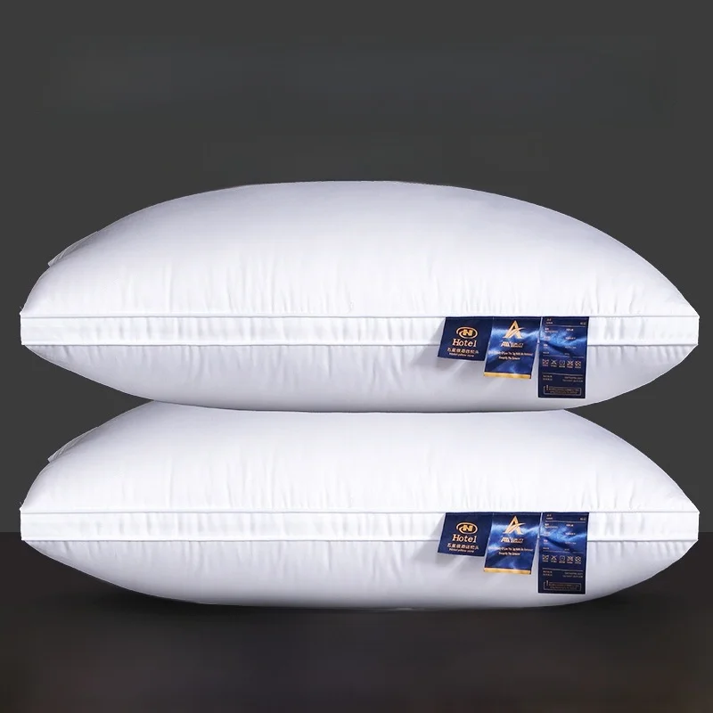

Ultra-Soft Hotel Five-Star Sleep Aid Pillow Core for Adults Home Use Dormitory Single Pillow Core High Rebound Rectangular