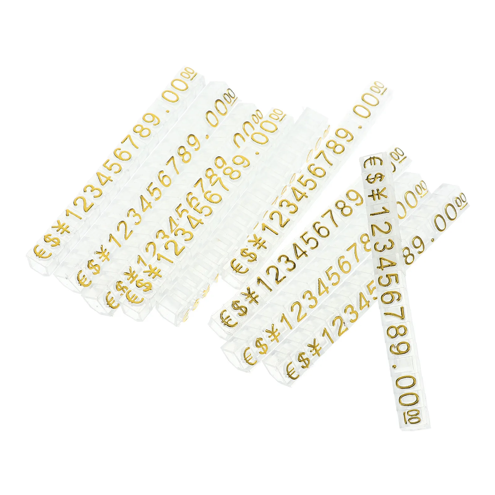 

20 шт. регулируемых ценников-кубиков из АБС-пластика для ювелирных магазинов, подставки для ценников для розничной торговли, прилавок для расчетов