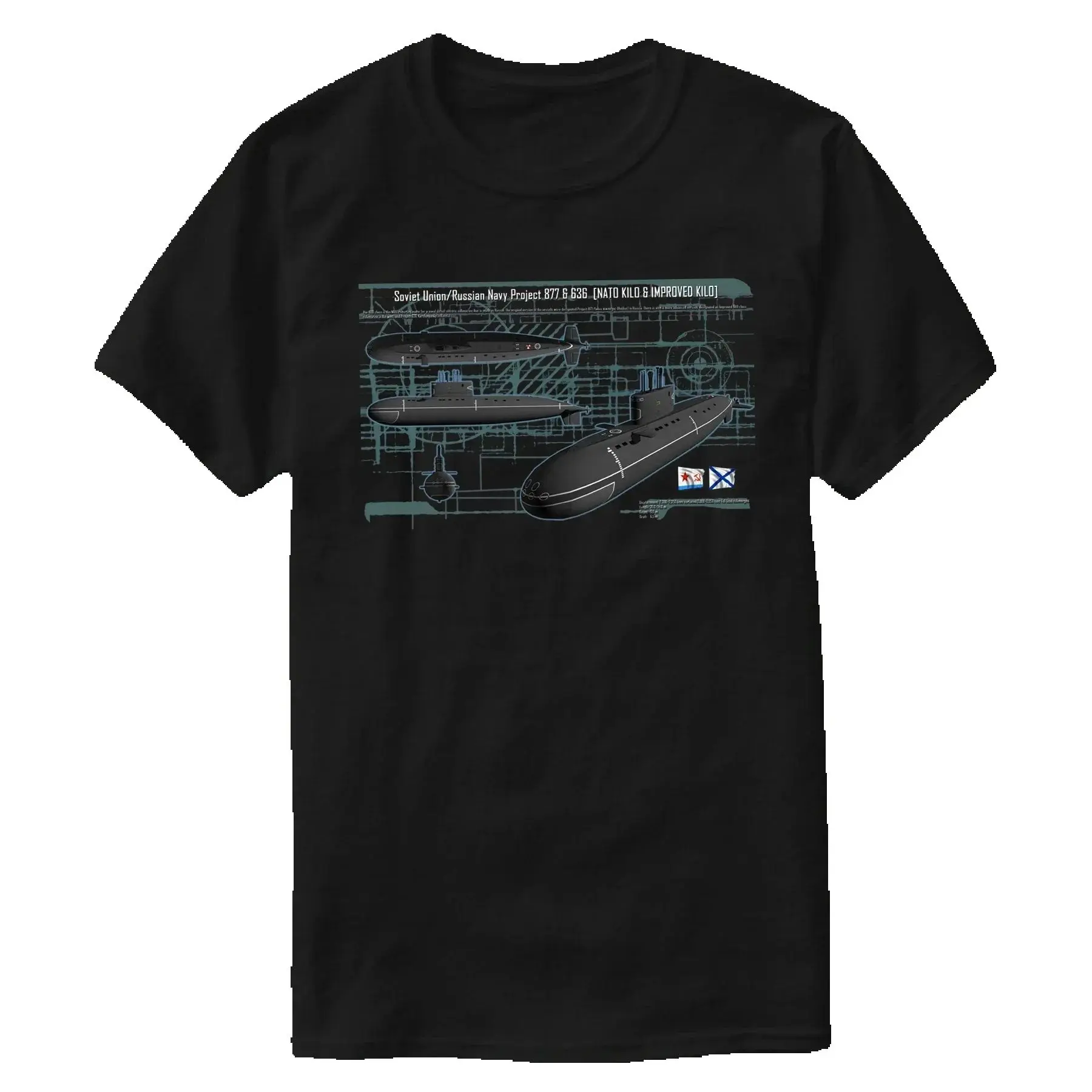 Soviet Russian Naval Kilo Class Project 877 Paltus Attack Submarine T-Shirt 100% Cotton O-Neck Short Sleeve Casual Mens T-shirt