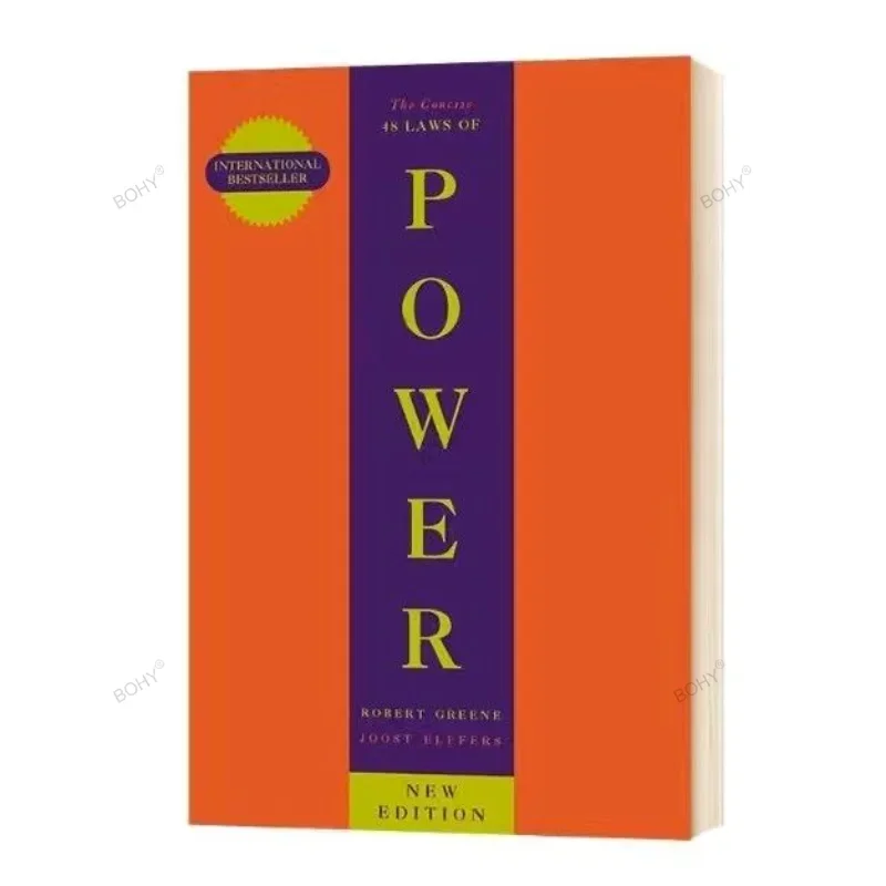 Libro conciso de 48 Laws of Power de Robert Williams, libro en inglés de motivación política y de orientación política