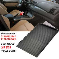 For BMW X5 E53 1998-2006 Car Center Console Sliding Shutters Cup Holder Roller Blind Cover Replacement 51168402941 51168408026