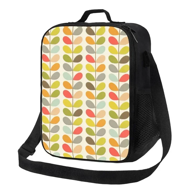 

Custom Orla Kiely Lunch Bag Women Warm Cooler Insulated Box for Student School