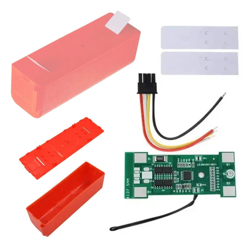 BRRLG8175 Li-ion Battery Case BMS PCB Charging Protection Board Nesting Lithium Box Housing For Xiaomi Mijia Roborock Sweep One