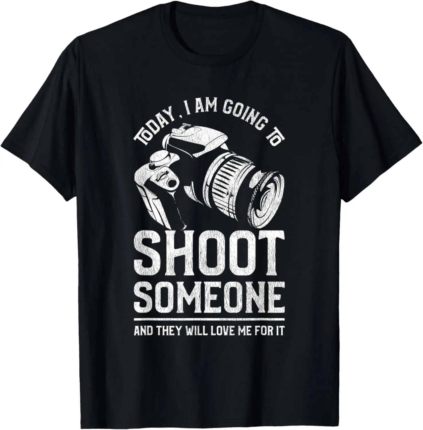 

Футболка с забавной съемкой и фотокамерой для фотографий