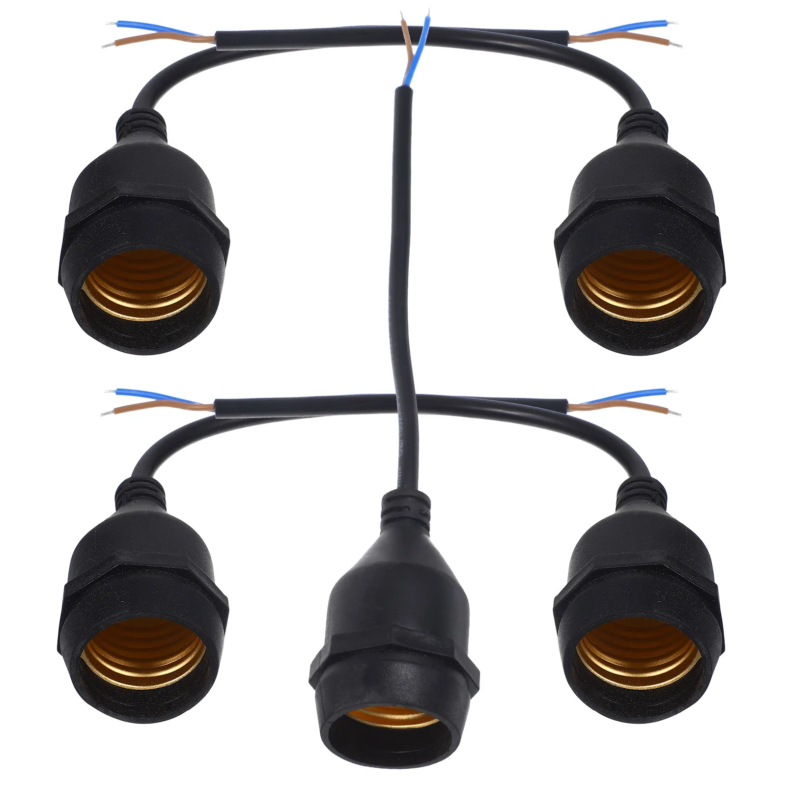 

Waterproof Lamp Holder Light Socket Bulb Fixture Bulbs Ceiling Base Power Cable