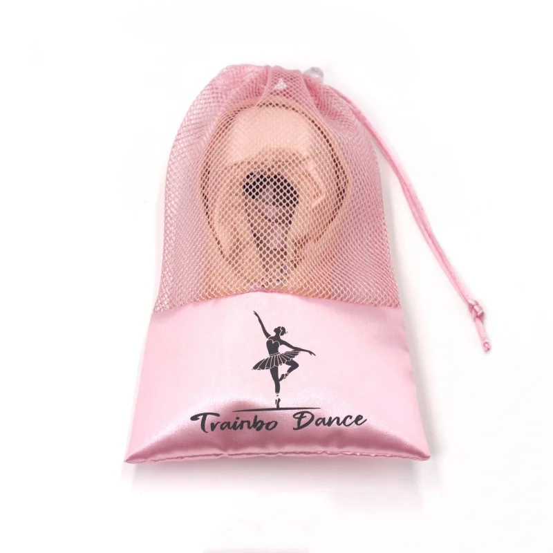 Pink Black Dance Bag Shoes Storage Pouch Ballet Organizer Handbag Bags Pouches Satin Ballet Shoe Bag Dance Shoes Pouch