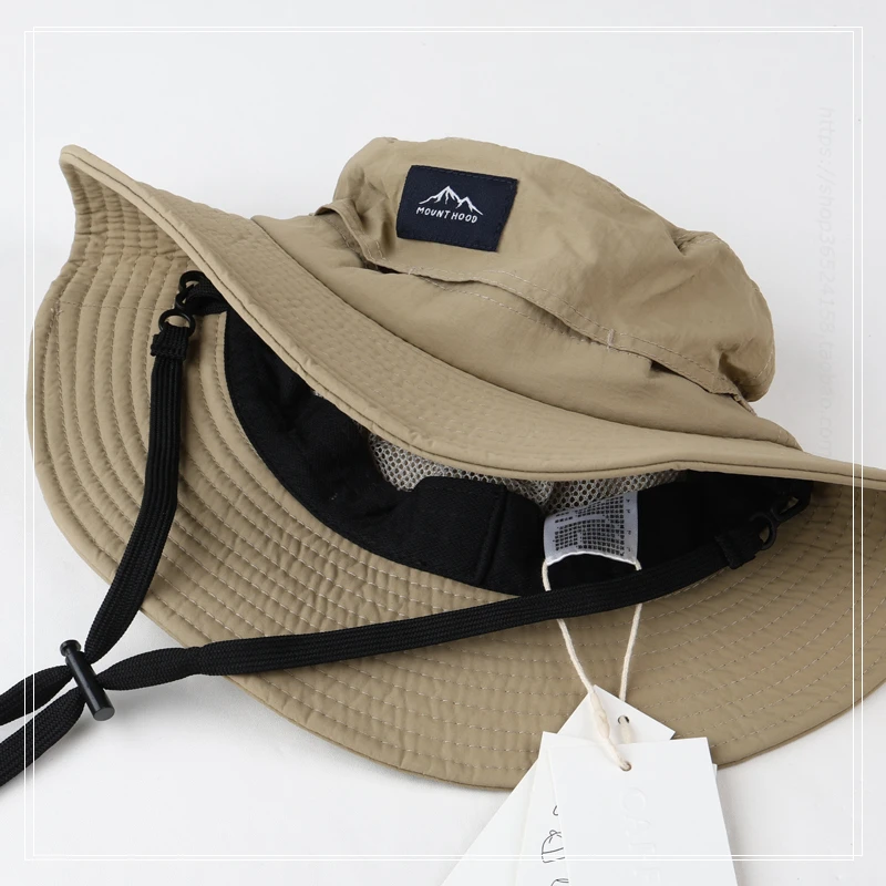 Big Brim Fisherman Hat Men\'s and Women\'s Summer Hiking Climbing Camping Hat Fishing Sun Protection Sun Hat
