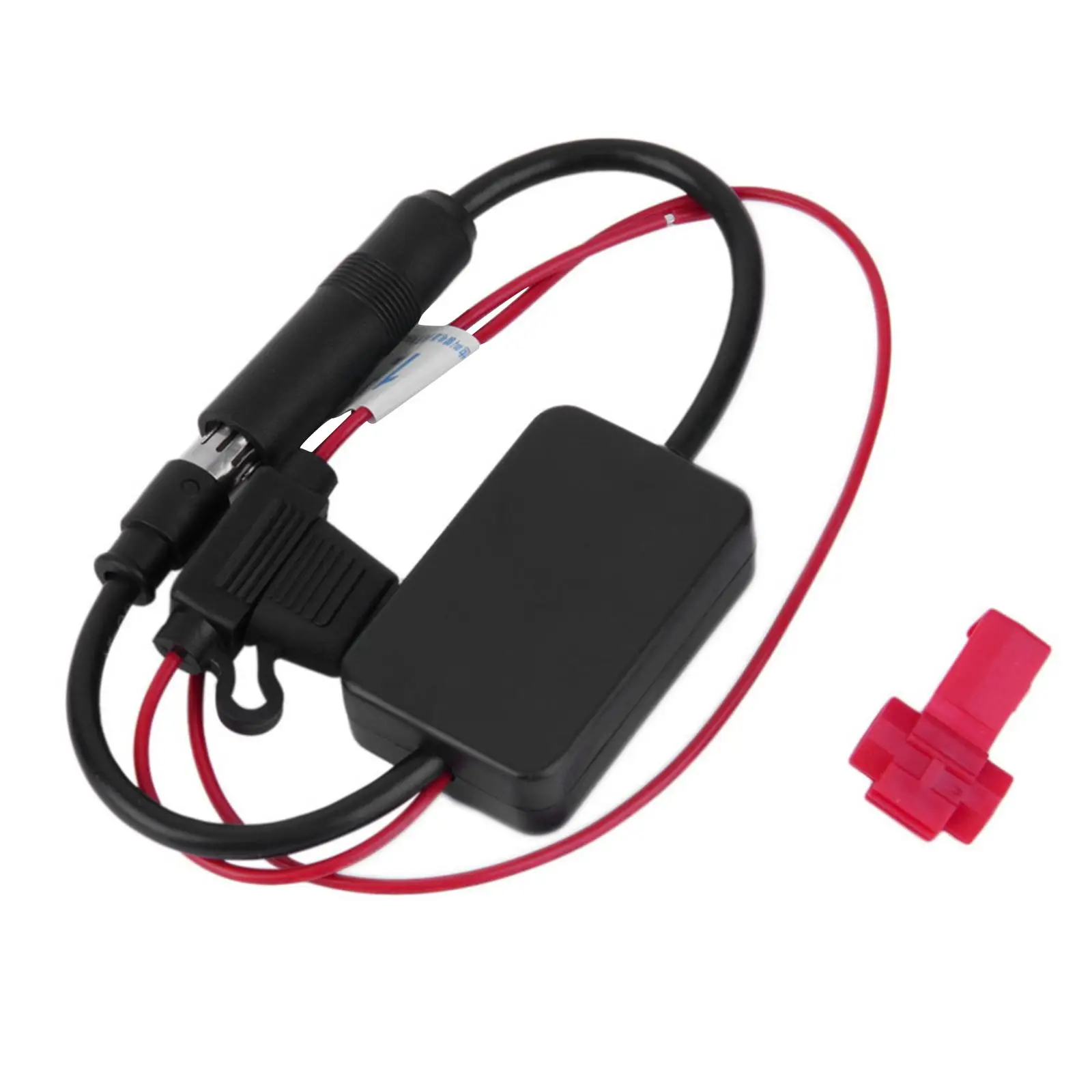 カーステレオラジオアンテナユニバーサル安定した12V電源供給DINプラグ直接交換車両修理部品ボートRV用