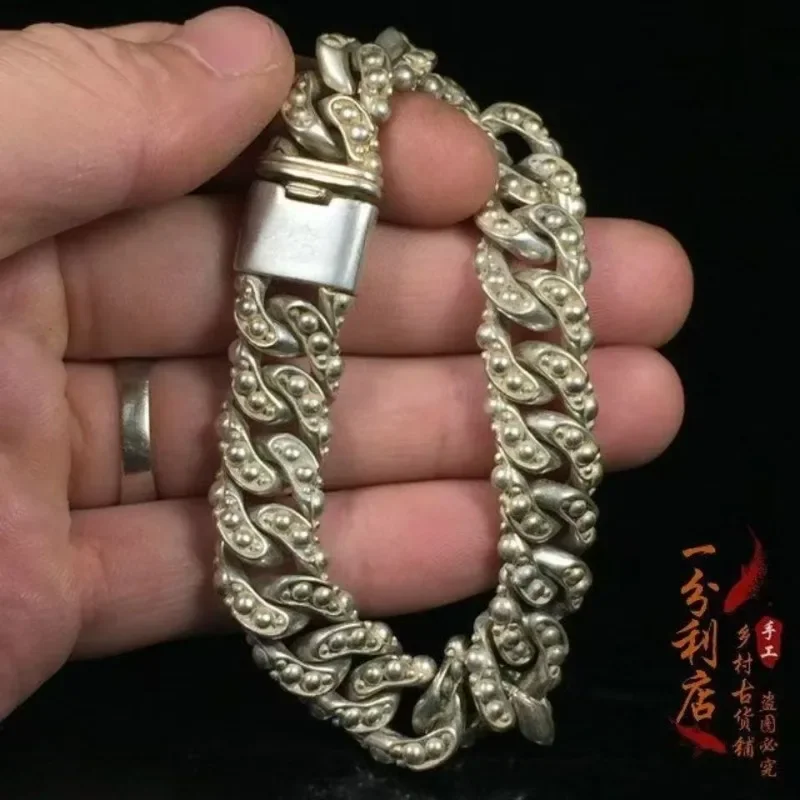 Tibetan Silver String type Bracelet Fashion Bangles Personality Charm Jewelry Exquisite Workmanship Men Women Gift