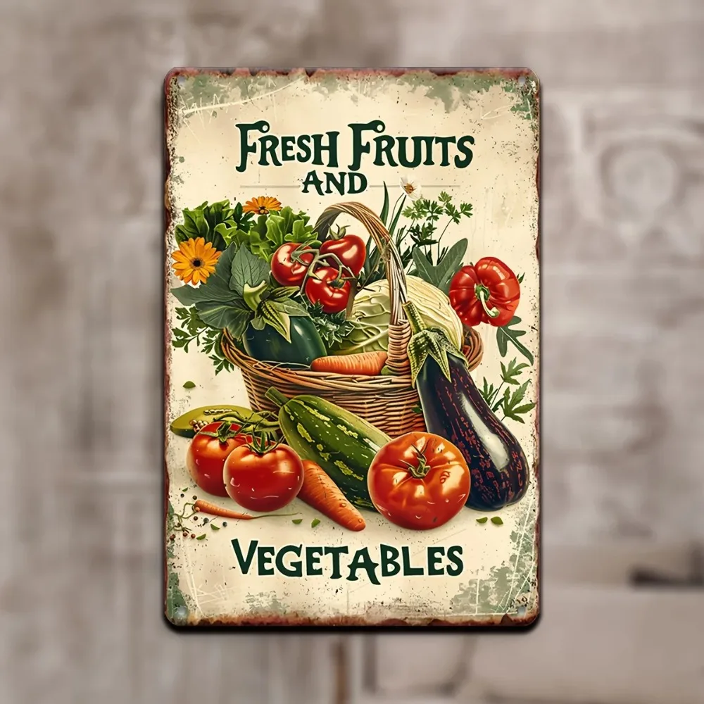 Vintage Metal Decorative Sign 