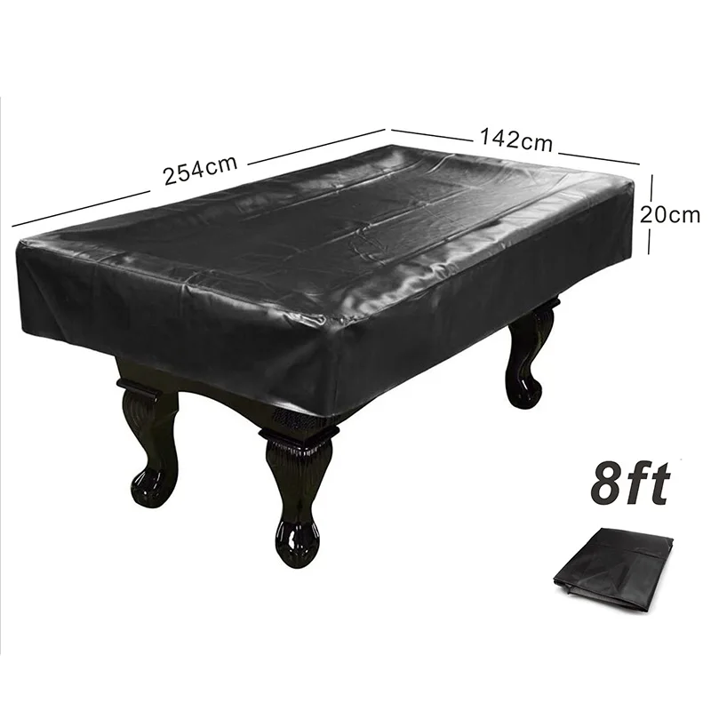 Couverture en cuir de caoutchouc pour Table de billard, imperméable, 8 pieds