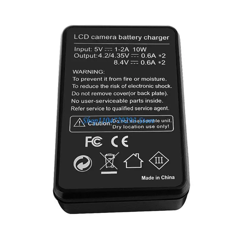 EN-EL15 Double LCD Battery Charging Dock for D500 D600 D610 D600E D7000 D7100 D7200 D800E D810A Camera