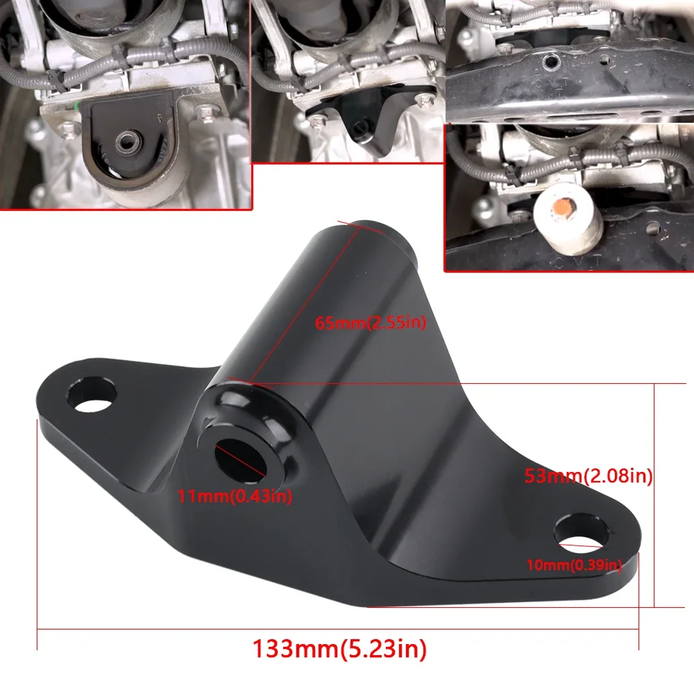 Performance Billet Aluminum Solid Transmission Mount fitting For Nissan 350z/G35 Z33 Skyline Stiffen Motor Mounts