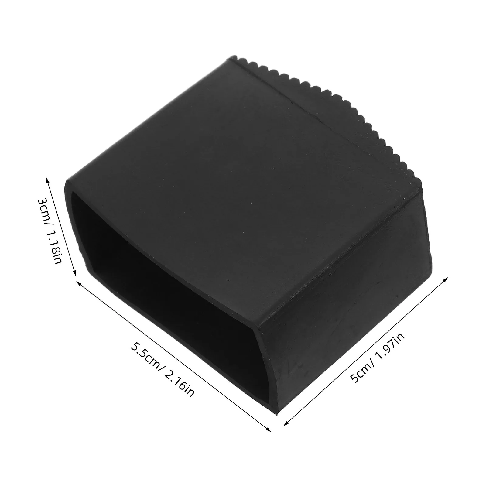 Almofadas para pés de escada, 4 unidades, borracha antiderrapante, capas para pernas, almofada de substituição para reparo doméstico, construção, isolamento durável
