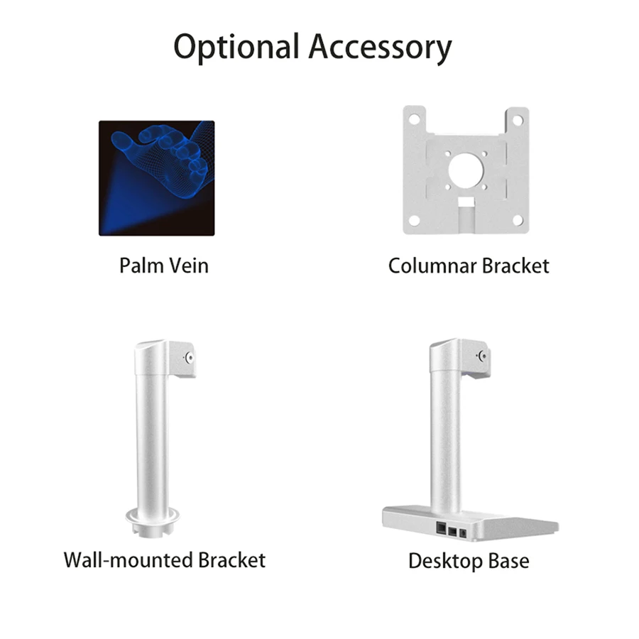 Aluminum Alloy Palm Print Attendance Machine Biometric Face Recognition System Monitor Android Access Control Face Recognition