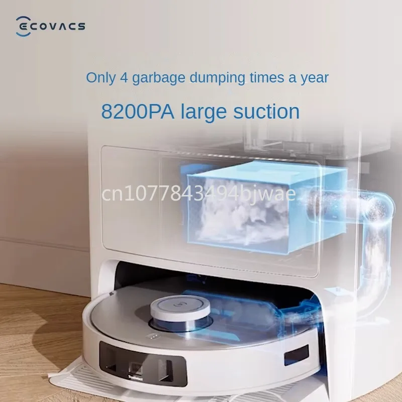 2024New Ecovacs DEEBOT T20S Pro  Household Self-Clean Floor Sweeping Mop Vacuum Cleaner Robot 8000pa with Empty Wash Fill Dock