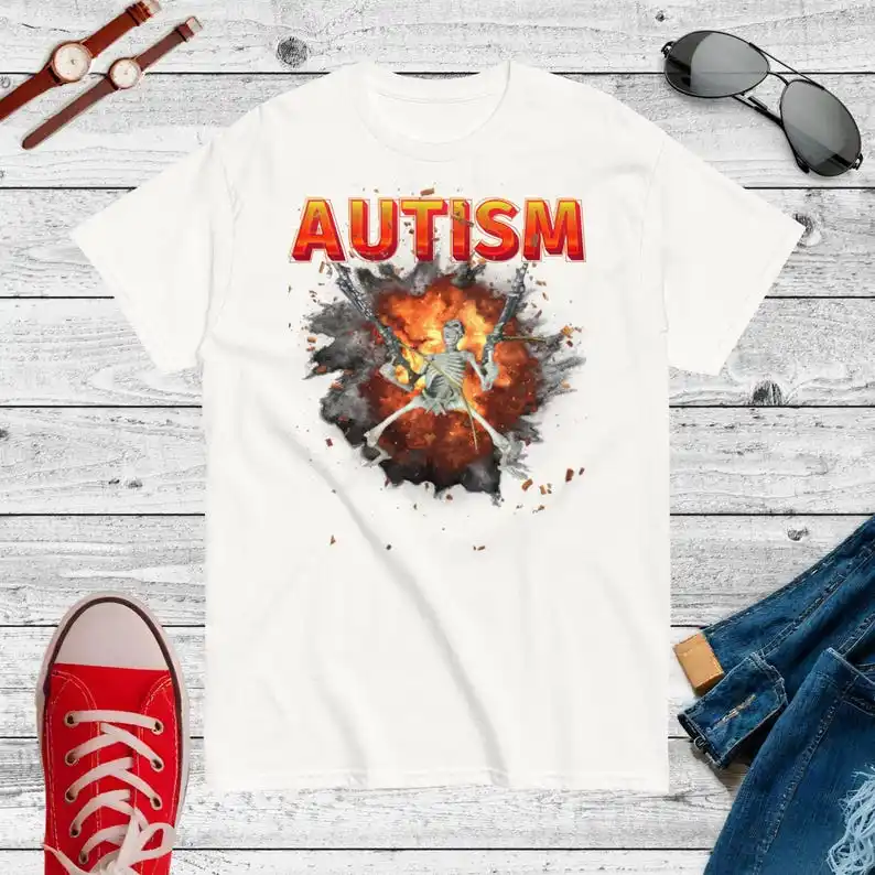 Autistic Funny Skeleton Meme T-shirt Japanese Social Anxiety Graphic Tee Funny Introvert Oversized T Shirt for Men Women