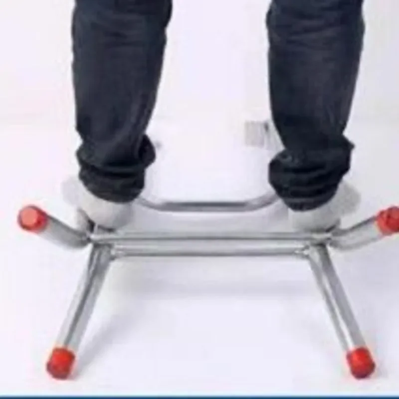 Stainless Steel Round Table Frames Foldable Dining Table Legs Thickened Galvanized Pipes New Anti-Slip Foot Pads  And Durable