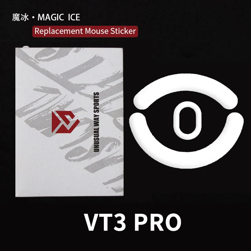 UnusualWaySports Mouse Skates Feet VT3 Pro Cambered Surface PTFE Anti Collapse Magic Ice Pink Black Silver Fox
