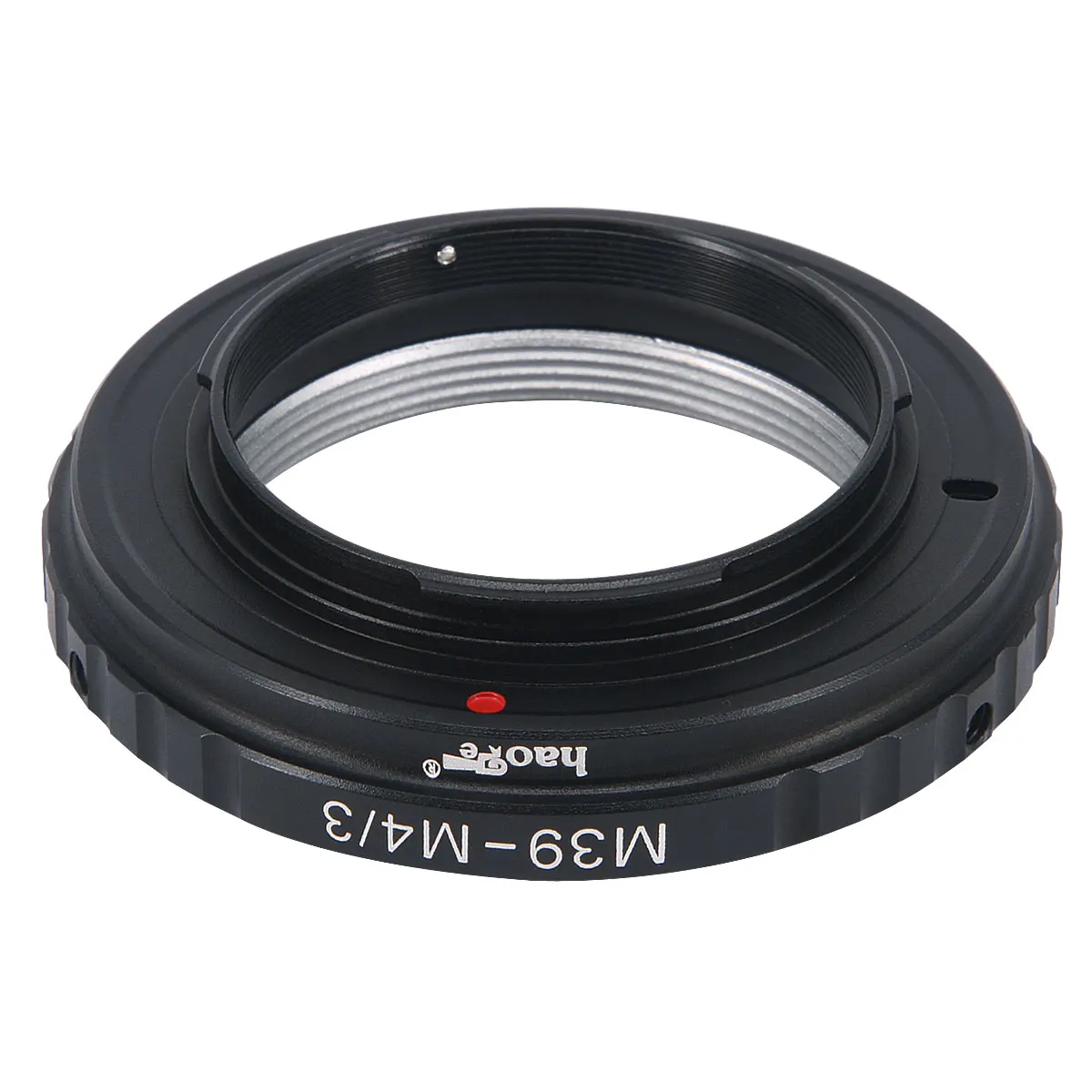Haoge Manual Lens Mount Adapter for 39mm M39 Mount Lens to Olympus and Panasonic Micro Four Thirds MFT M4/3 M43 Mount Camera