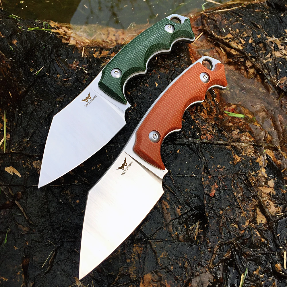 WF221 Fixed Blade Bushcraft Knife Full tang Hunting Straight Knives Camping tactical Survival Knife Tool