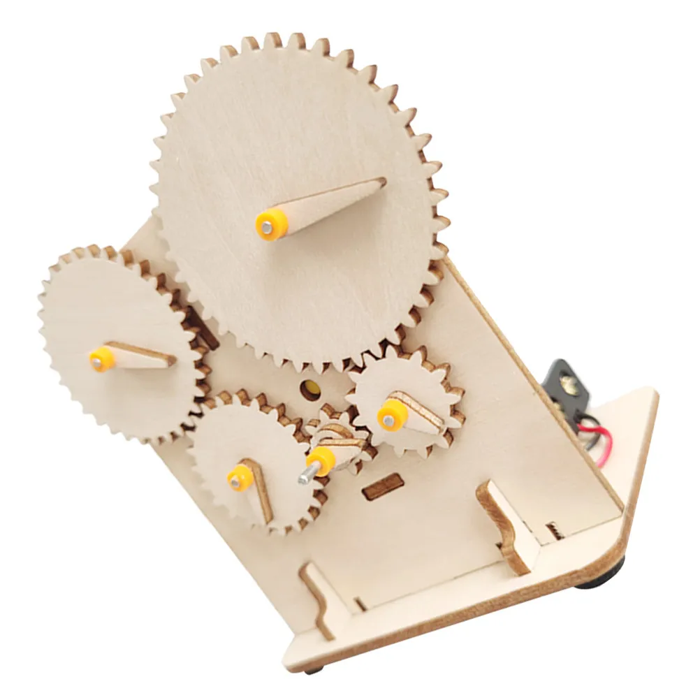 Stem Educational Science DIY Gear Transmission Experiment Kit Hands-on Learning Set for Kids Gears Toy Gears for Kids