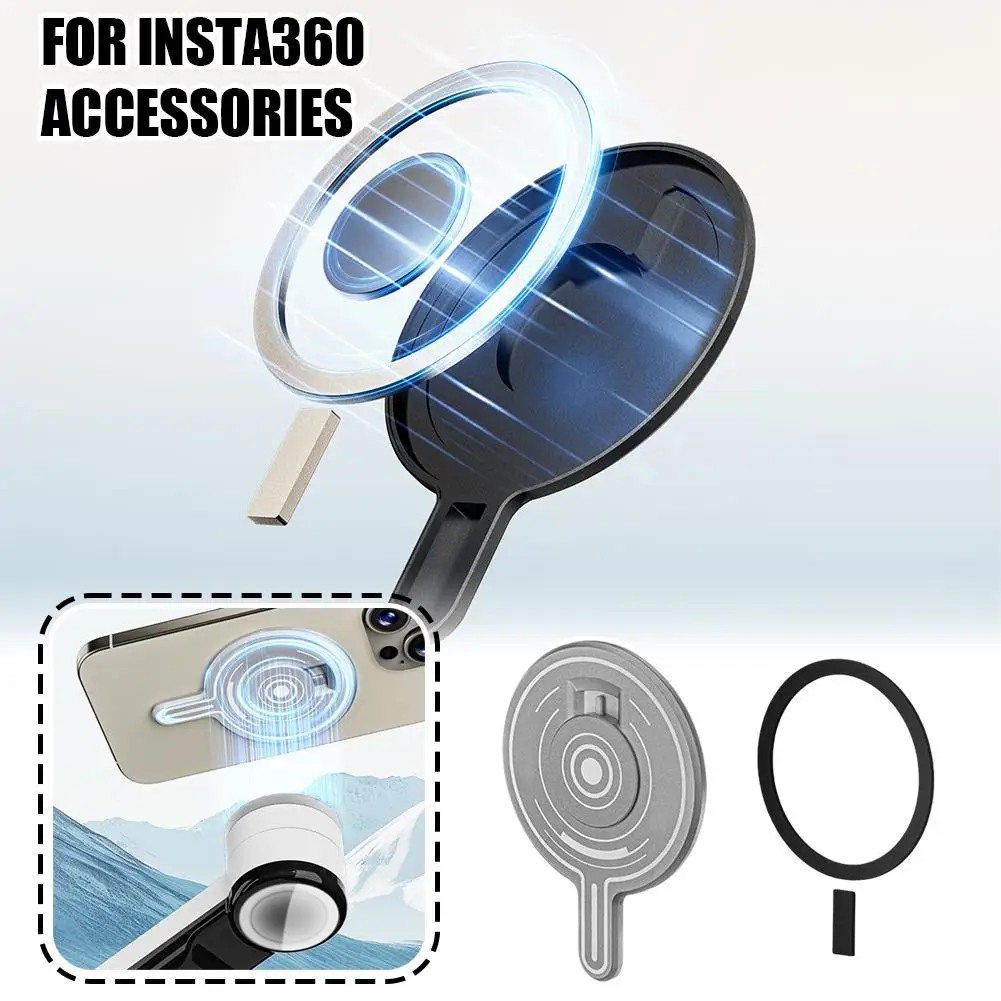 For Insta360 Flow 2 Pro Handheld Phead Mobile Phone Module Holder Adapter Accessories Magnetic F6l1