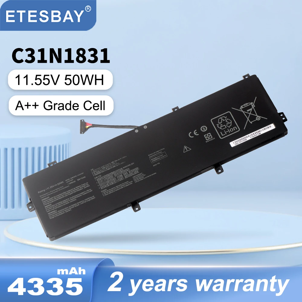 

ETESBAY C31N1831 50WH Laptop Battery For ASUS P3540FA P3548FA P574FA PE574FA PX574F Series Notebook 0B200-03330200