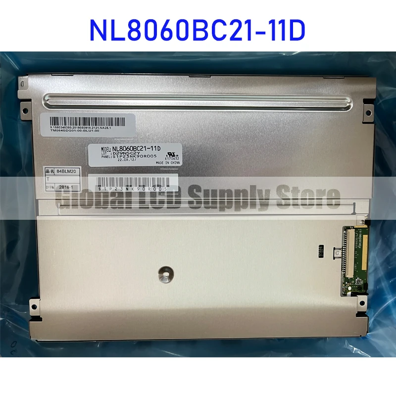 NL8060BC21-11D 8.4 Inch LCD Display Screen Panel Original For NEC Display 800*600 20 Pins Connector Brand New Fully Tested