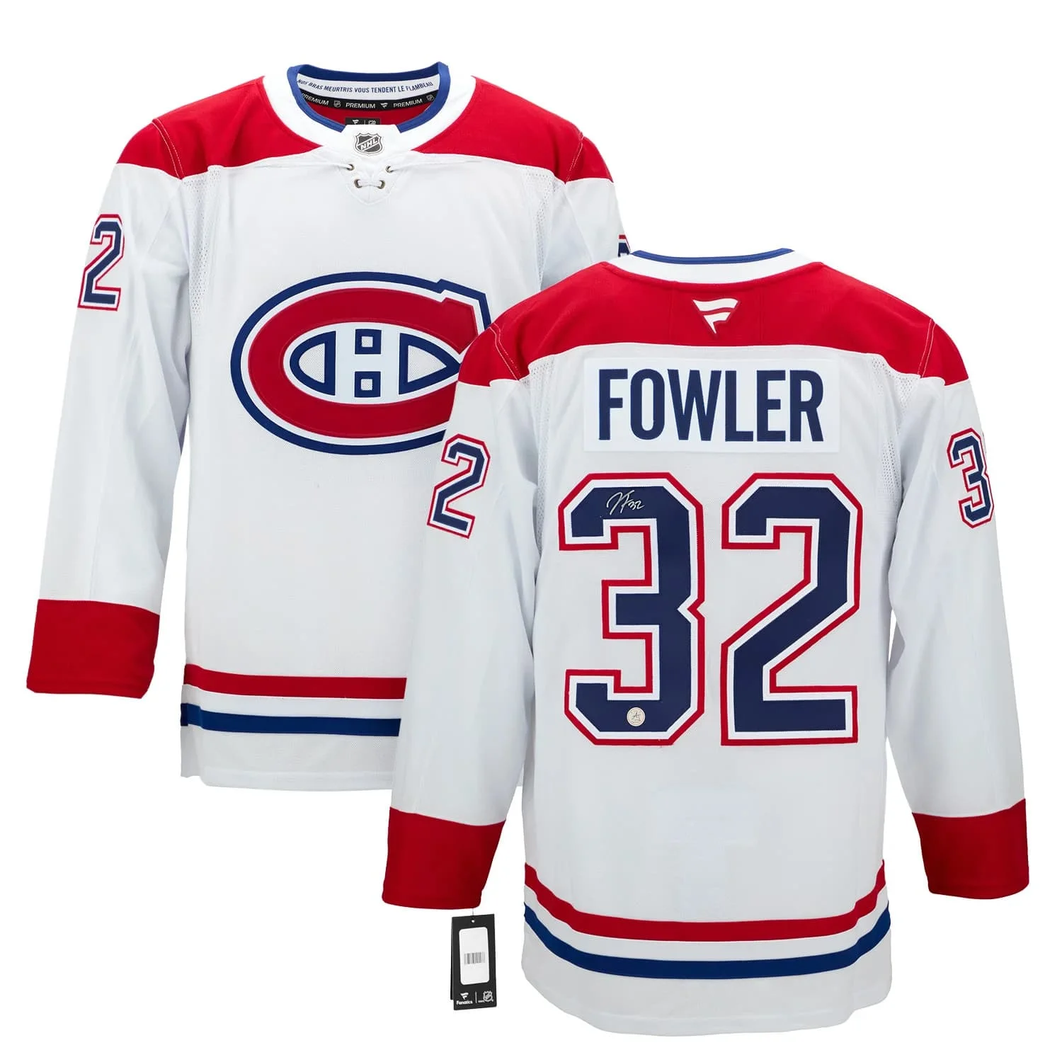 2026 Montreal Canadiens Fowler Signed Ice Hockey Jersey Breathable Quick Dry Performance Fabric with Autograph Number 32