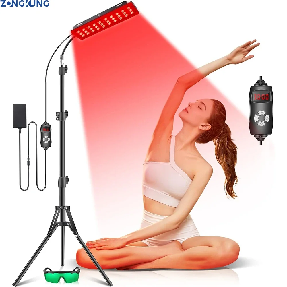 Thérapie à la lumière rouge Led, thérapie à la lumière infrarouge pour le visage, soulagement complet de la douleur du corps, physiothérapie, soins de la peau, beauté et santé, 660nm, 850nm