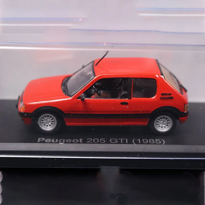 IXO Diecast 1:43 Scale Peugeot 205 GTI 1985 Simulation Alloy Car Model Static Display Toy Gift Souvenir Collection Decration