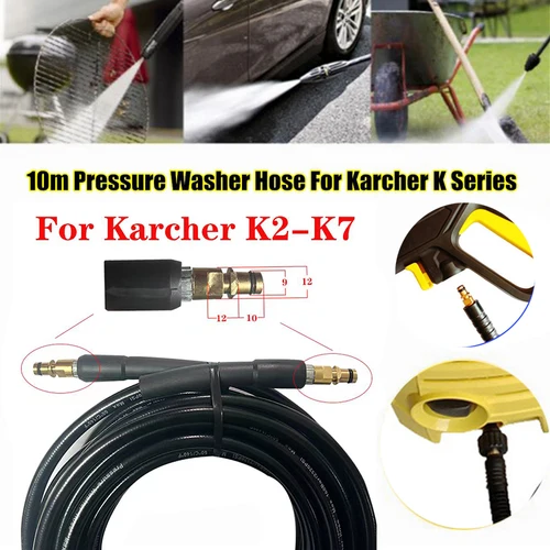 Imagen 2 del producto Pistola de lavado de alta presión para Karcher K2 K3 K4 K5 K6 K7, lanza de pulverización de agua para limpieza de coche, boquilla de varilla de pistola de repuesto