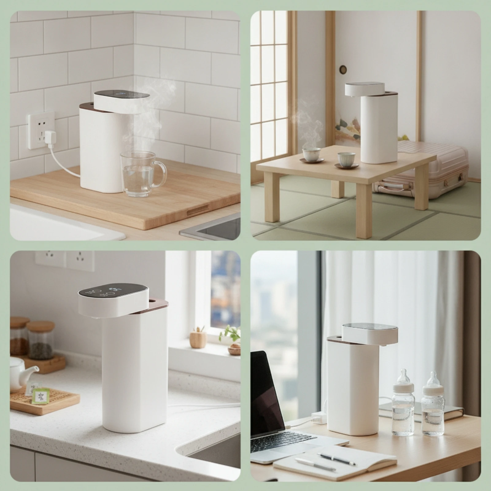 Instant Hot Water Dispenser Travel-Ready Countertop Water Dispenser for Travelers, Office, Dorm Room