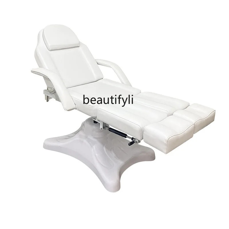 

Facial Bed Beauty Salon Multi-Functional Tattoo Embroidery Massage Bed Hydraulic Lifting Split Leg Massage Couch