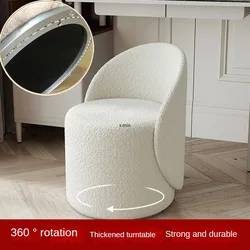 Vanity Chair for Makeup Room Makeup Stool Dressing Stool Chair Minimalist Backrest Dressing Table Stool Girls Single Chair