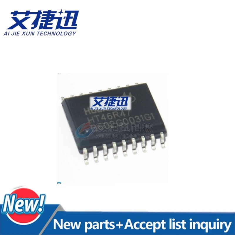 10Pcs HT46R47 SOP18 Cost-Effective A/D Type 8-Bit MCU New and original