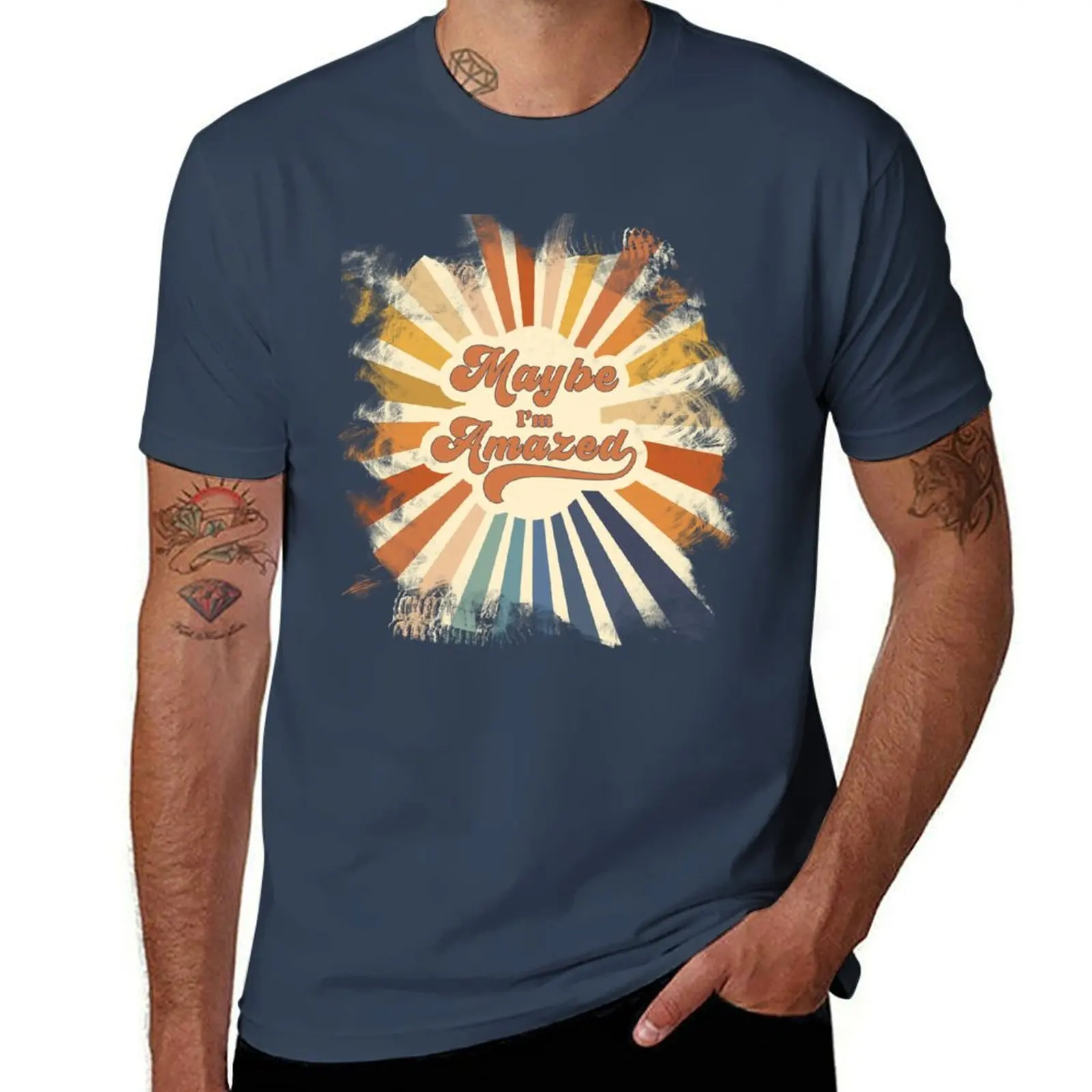 Maybe I'm Amazed T-Shirt Casual Graphic Print Tee