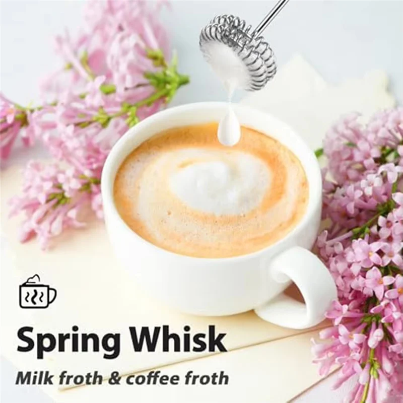 ABRS-3-Speed Handheld Milk Frother 3-Speed Handheld Whisk Forcoffee, Lattes Ergonomic Andefficient