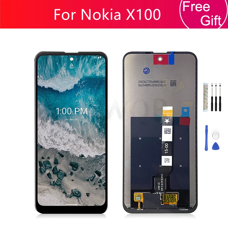 For Nokia X100 LCD Display Touch Screen Digitizer Assembly Screen Replacement Repair Parts 6.67\