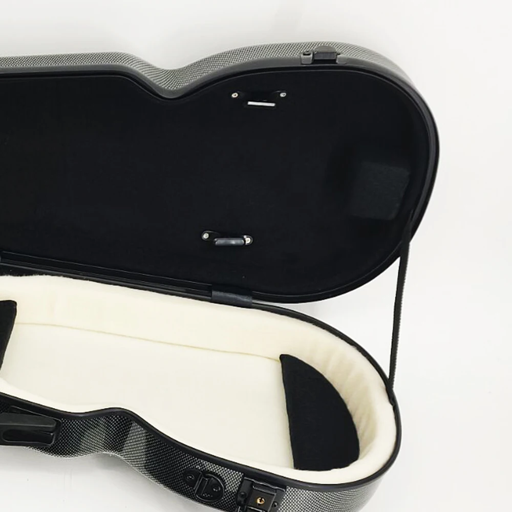 Carbon Fiber Violin Case with  Straps for 4/4 Violin light Violin Case