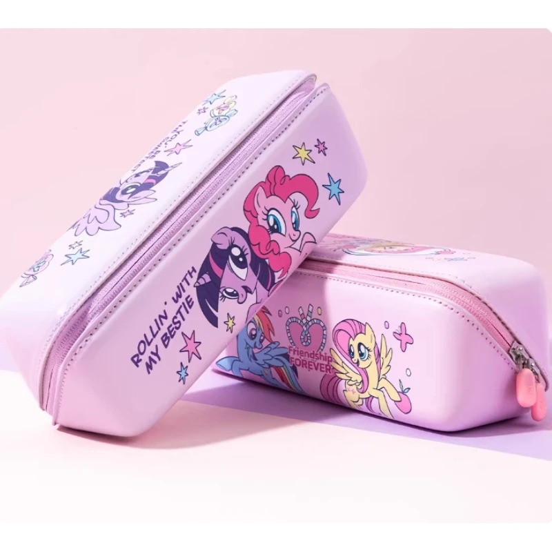 

IiGEN My Little Pony Cartoon Large Capacity Eva Pencil Case 180 Full Open 3 Layer Multifunctional Box For Girls