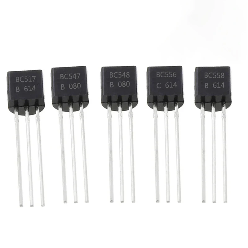 New Original 50pcs/Lot BC327 BC337 BC517 BC547 BC548 BC549 BC550 BC556 BC557 BC558 TO-92 Transistor NPN PNP