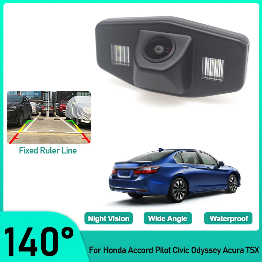 

HD Car Rear View Reverse Camera For Honda Accord Pilot Civic Odyssey Acura TSX Waterproof Night Vision Backup Camera Wide Angle