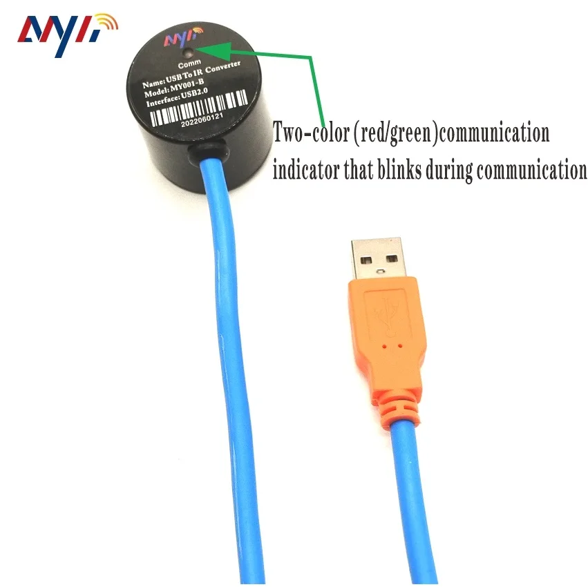 Sonda óptica infrarroja para medidor de flujo de calor, lector de medidor de Gas inteligente prepago kWh, USB 2,0, IEC62056-21, IEC61107, DLMS