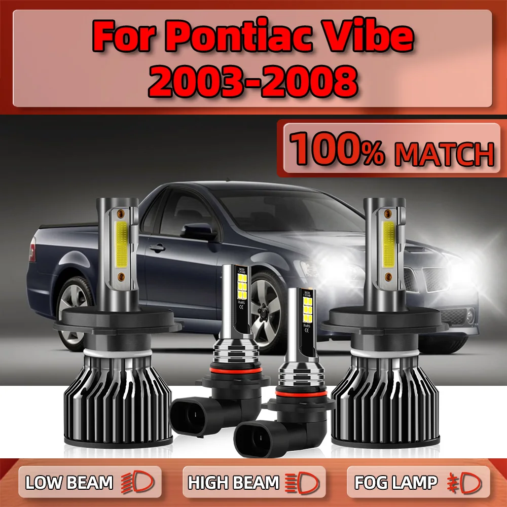 

LED Headlight Bulbs 240W 40000LM CSP Car Headlamp 6000K Auto Fog Lamps 12V For Pontiac Vibe 2003 2004 2005 2006 2007 2008