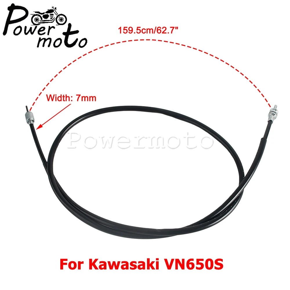 160cm Speed Gauge Wire Cable Motorbikr Speedometer Drive Gear Line For Kawasaki VN650S VN 650S Instrument Line Stainless Braided